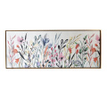 Framed abstract canvas print for home decoration
